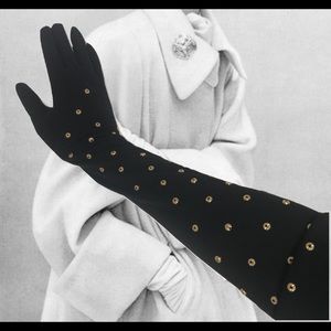 Vintage Black Opera Steampunk Gloves